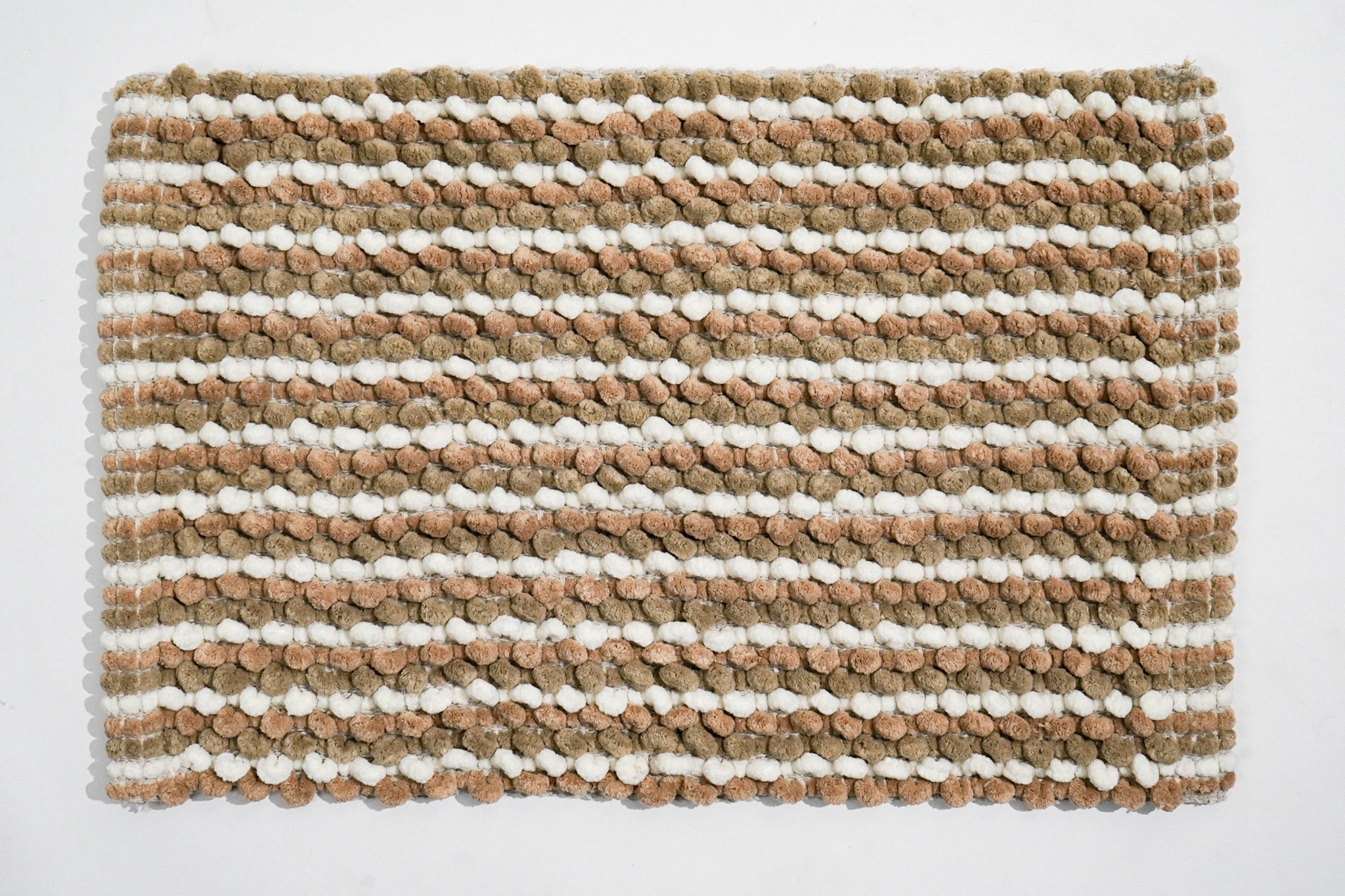 Cotton and polyester bathmats — woven and tufted