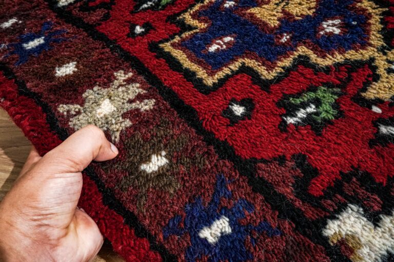Hand-knotted Persian-inspired premium rug