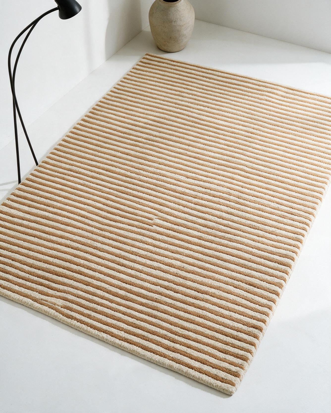 Tufted carpet ATF-2647 in BG colourway styled in a room