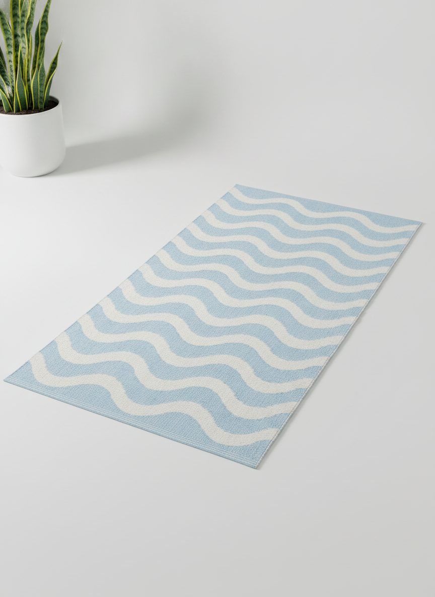 200 x 200 cm loom-cut sample of handloom jacquard PVC mat