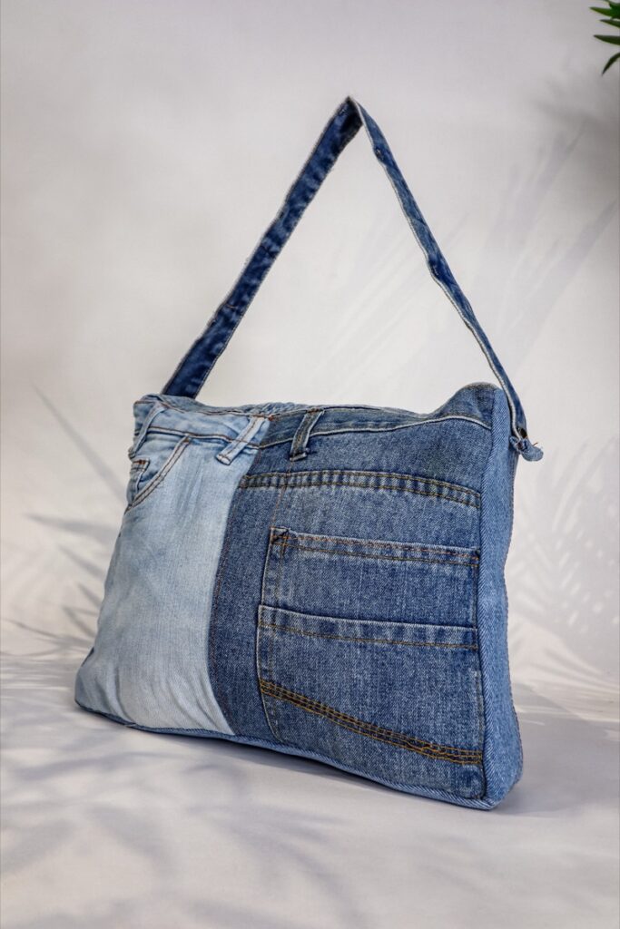 Bags & Pouches styled in a room, handmade in India