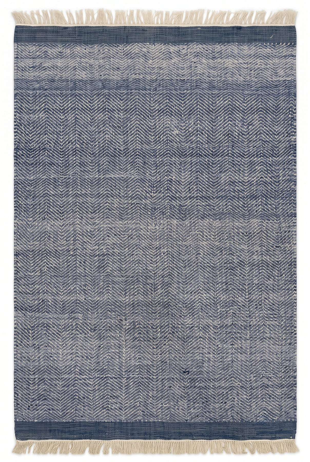 Herring Rug D APD2619 D recycled PET yarn rug in herringbone paddle weave